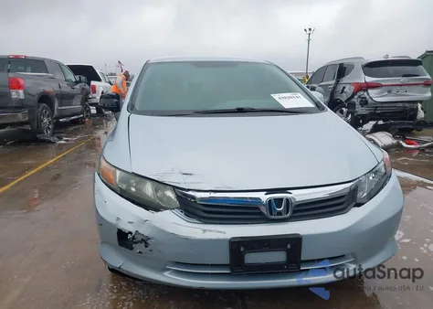 2012 Honda Civic Lx z USA, uszkodzony, nr VIN 2HGFB2F56CH502080